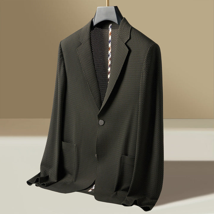 Rhys | Men's Lightweight Textured Single-Breasted Blazer