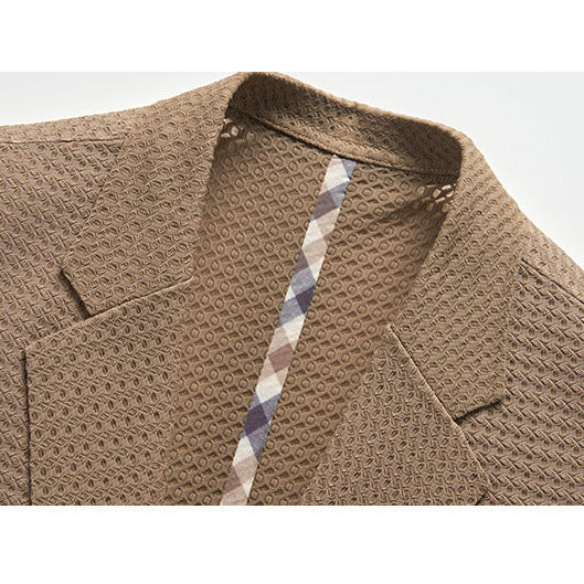 Rhys | Men's Lightweight Textured Single-Breasted Blazer