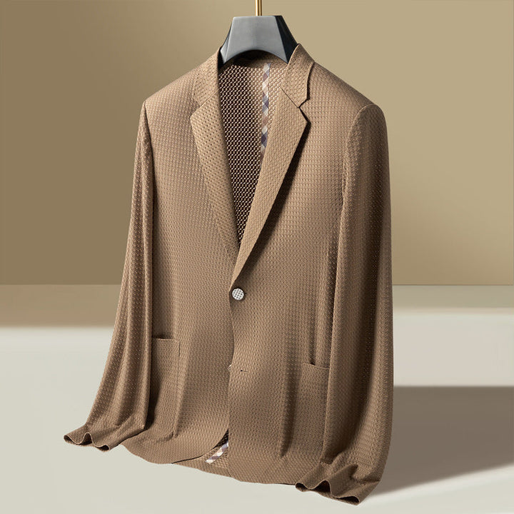 Rhys | Men's Lightweight Textured Single-Breasted Blazer