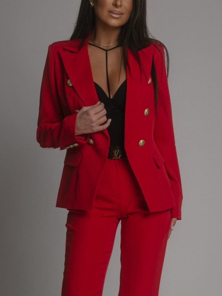 Ruby | Women's Double Breasted Blazer Ensemble