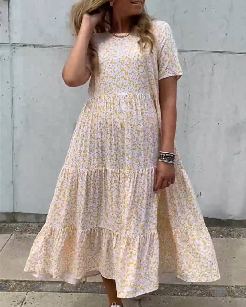 Ruby | Women's Tiered Midi Dress
