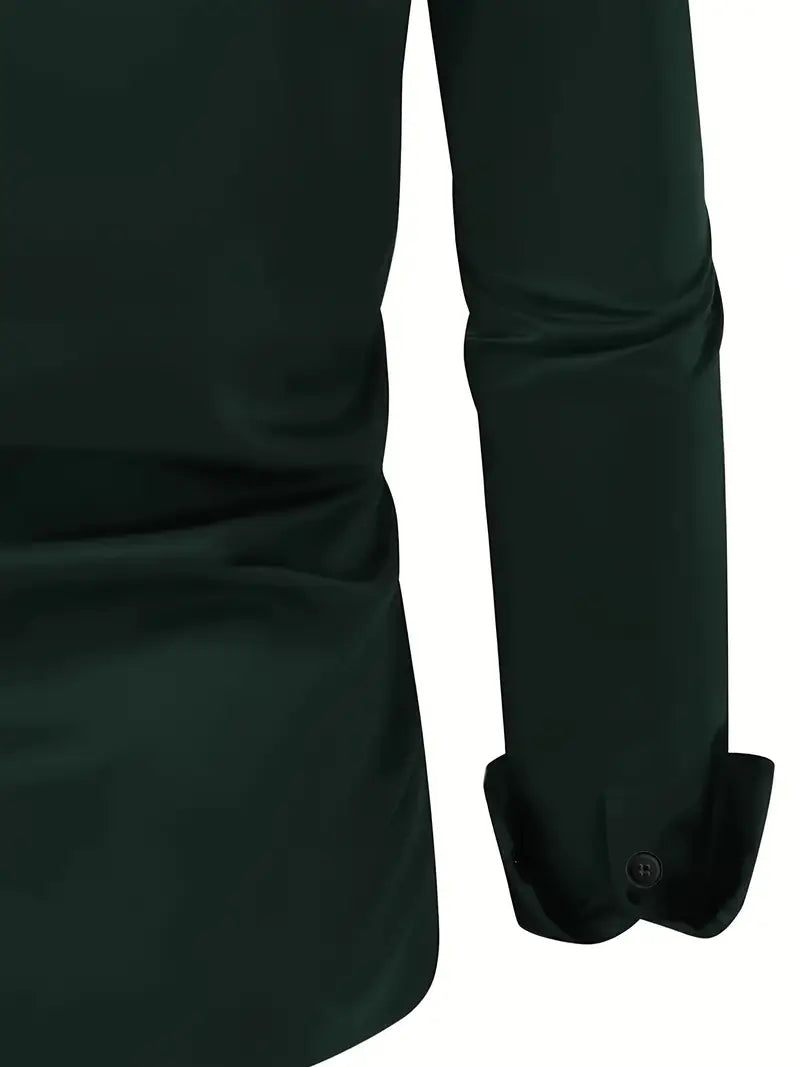 Rudy | Men's Long Sleeve Casual Button-Down Shirt