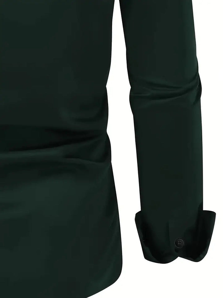 Rudy | Men's Long Sleeve Casual Button-Down Shirt