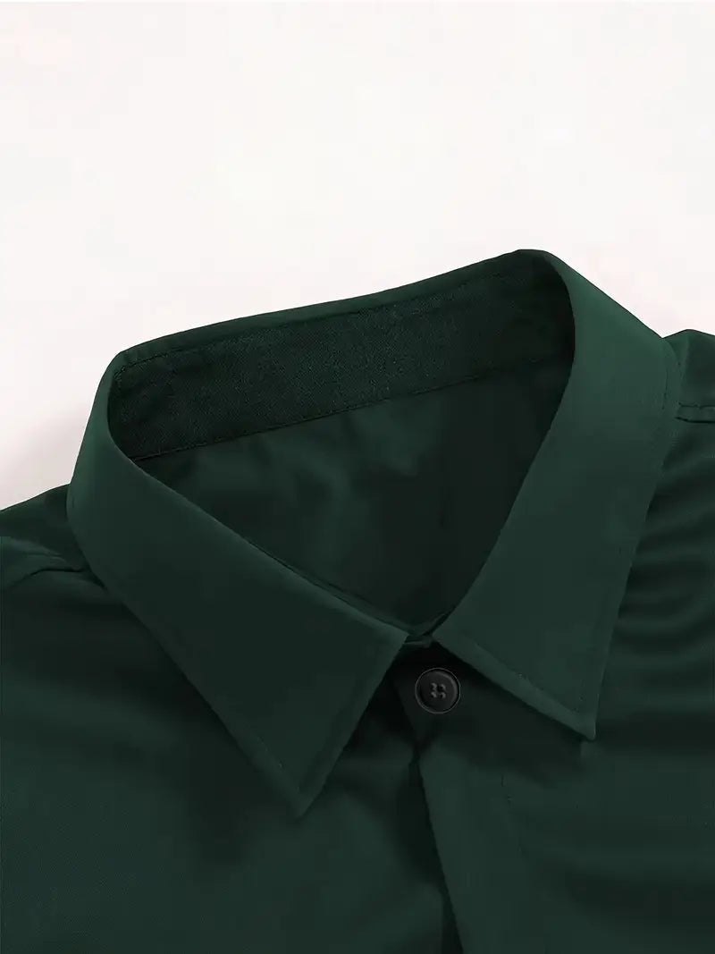 Rudy | Men's Long Sleeve Casual Button-Down Shirt