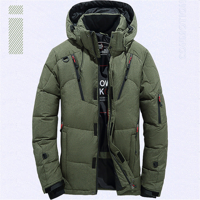 Men's Hooded Winter Down Jacket