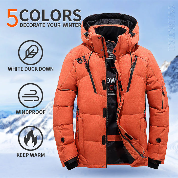 Men's Hooded Winter Down Jacket