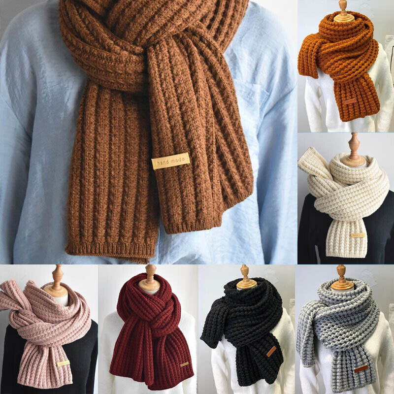 Women's Cozy Long Knitted Scarf