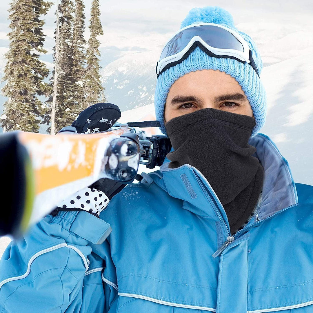 Men's Cozy Thermo Neck Warmer with Protective Bandana Design