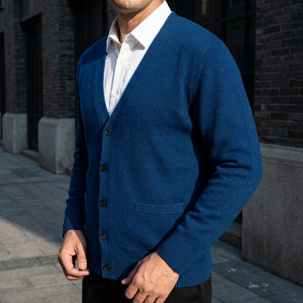 Men's Wool Cardigan