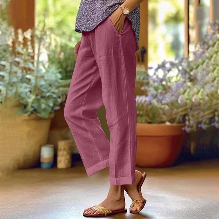 Sheryl | Women's Cropped Wide-Leg Trousers