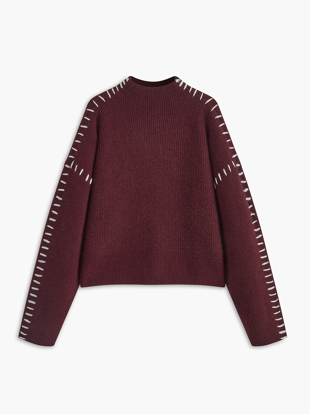 Women's Oversized Mock Neck Sweater
