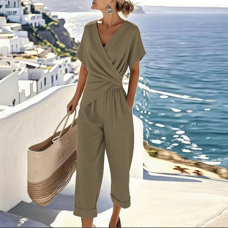 Sienna | Women's Wrap Top and Bottom Two-Piece Set