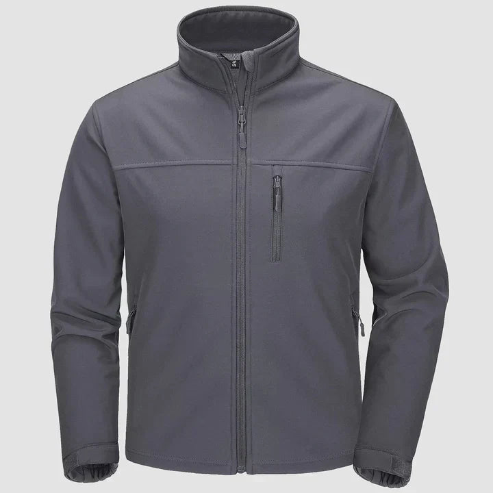 Men's Winter Jacket with Zipper for Cold Weather