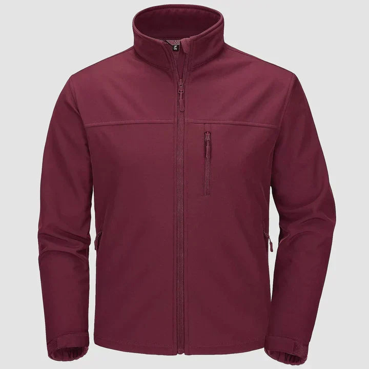 Men's Winter Jacket with Zipper for Cold Weather