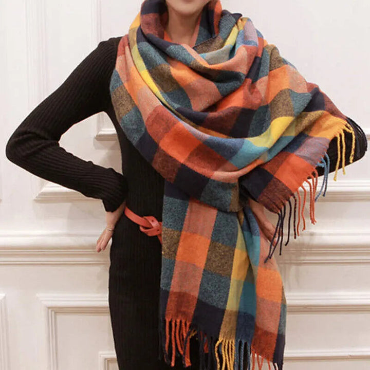 Women's Diamond Pattern Scarf