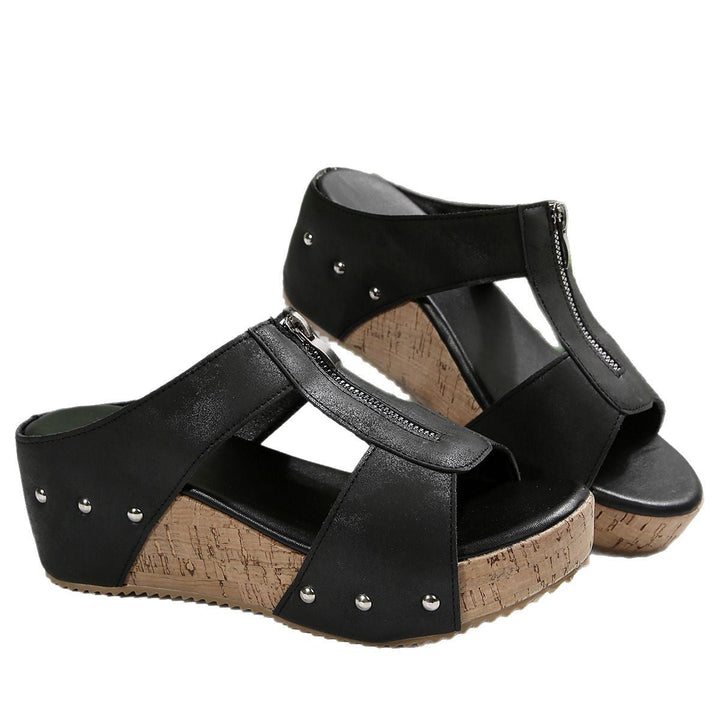Ofelia | Women's Orthopedic Wedge Sandals with Open Toe Design