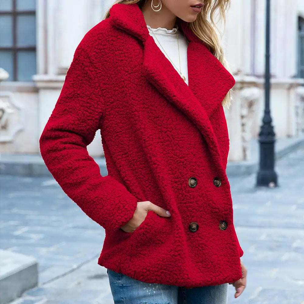 Women's Stylish and Comfortable Warm Teddy Coat