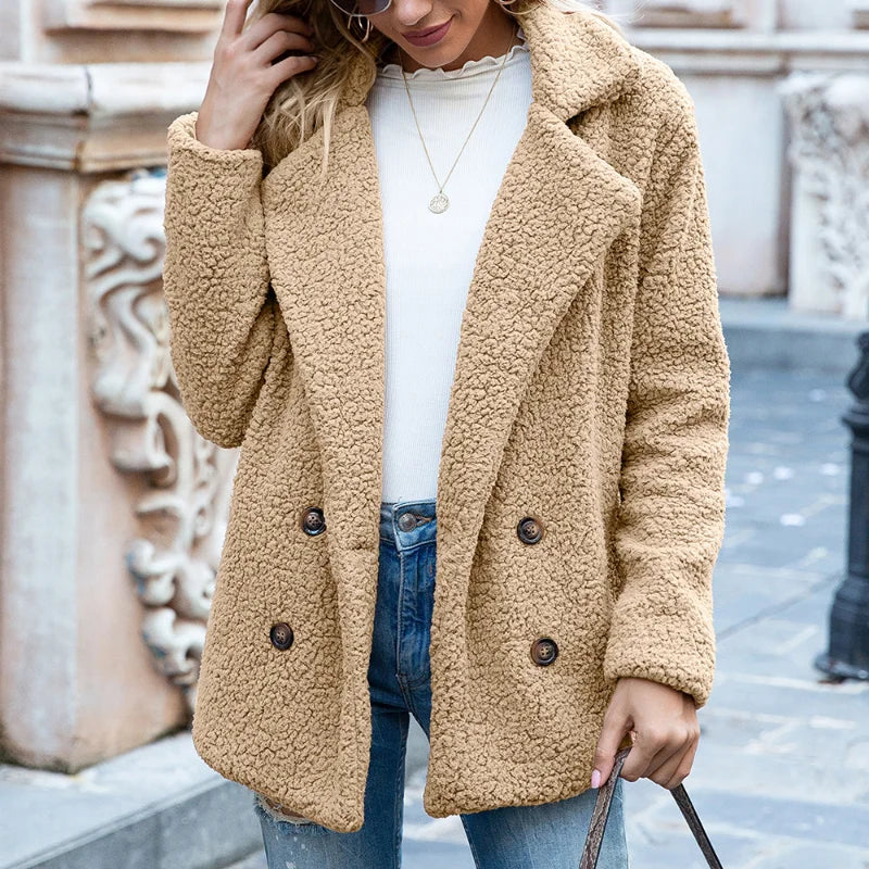 Women's Stylish and Comfortable Warm Teddy Coat