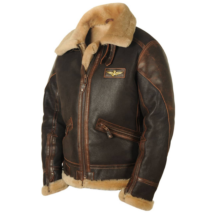 Men's Stylish and Protective Pilot Jacket