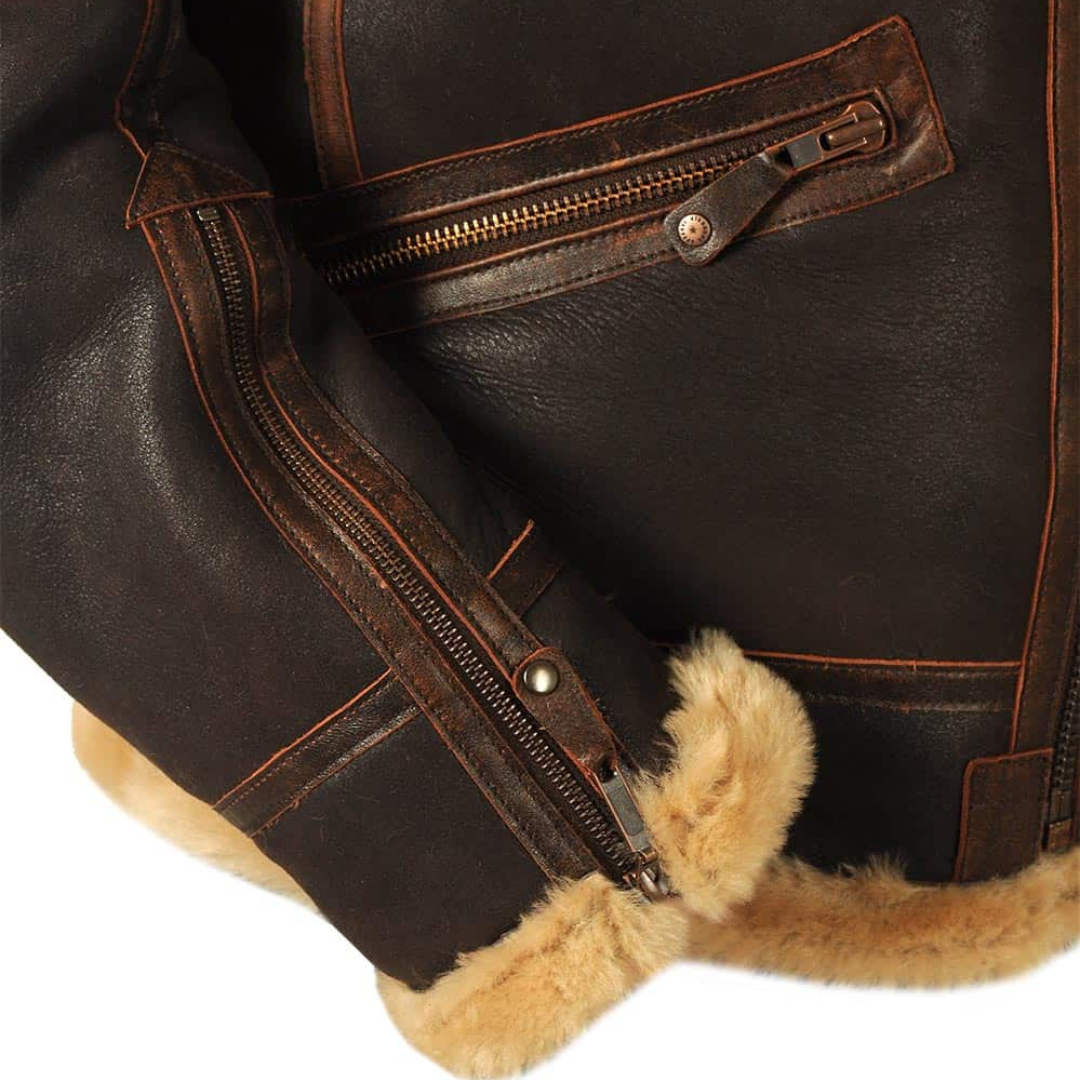 Men's Stylish and Protective Pilot Jacket