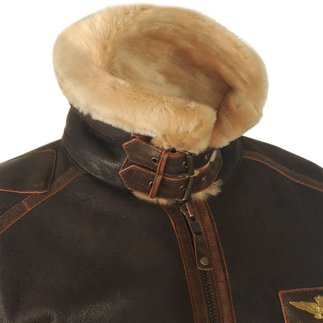 Men's Stylish and Protective Pilot Jacket