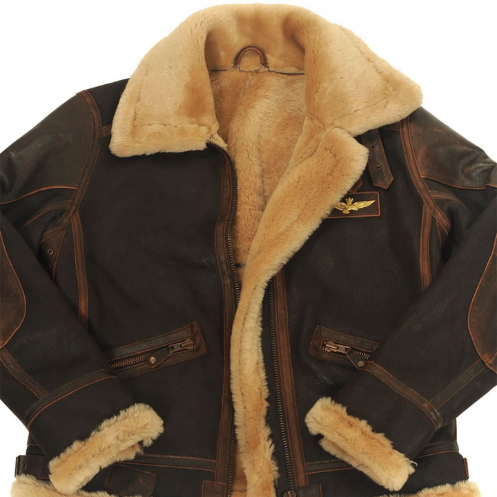 Men's Stylish and Protective Pilot Jacket
