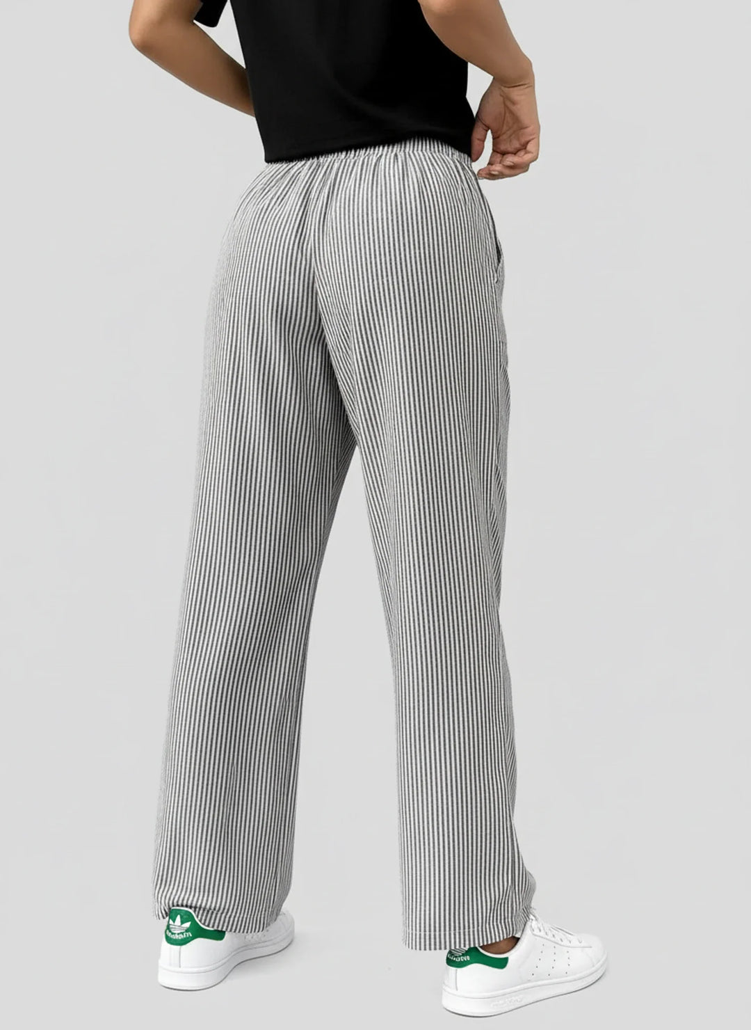 Chic Striped Wide Leg Pants for Women
