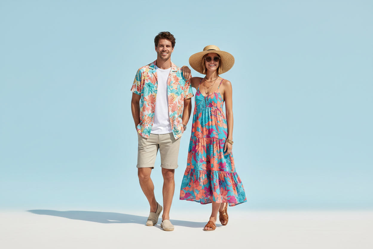 Summer Fashion Banner - Clear Background