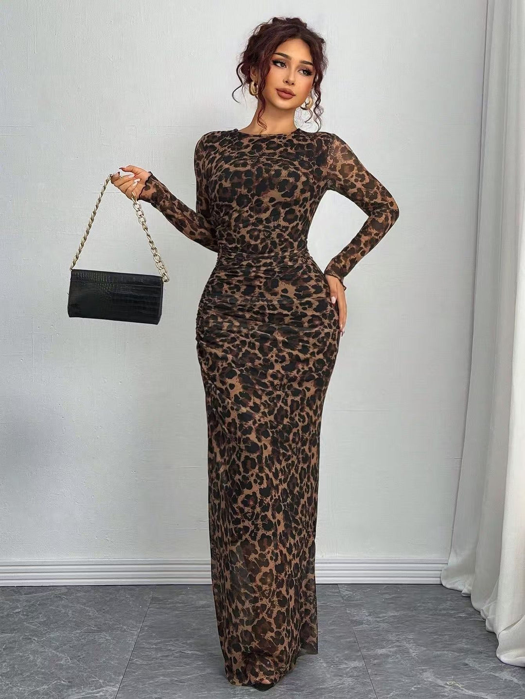 Tatum | Women's Long Sleeve Bodycon Maxi Dress
