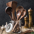 Artisan Teakwood Cooking Utensil Set-Omni Prime Goods
