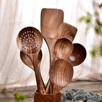 Artisan Teakwood Cooking Utensil Set-Omni Prime Goods