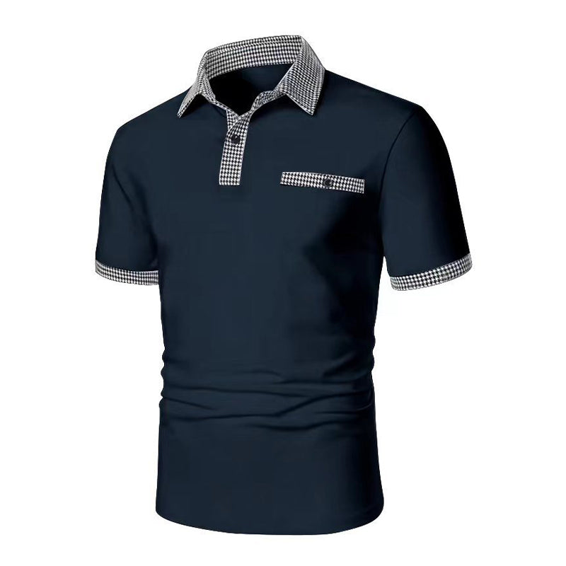 Theodore | Men's Stylish Contrast Collar Polo Shirt