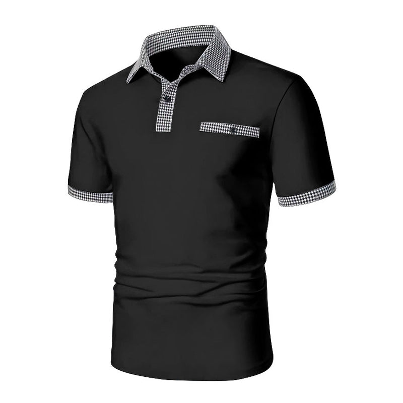 Theodore | Men's Stylish Contrast Collar Polo Shirt
