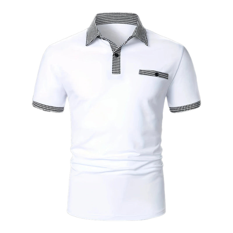 Theodore | Men's Stylish Contrast Collar Polo Shirt