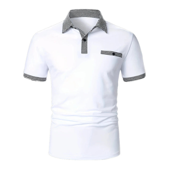 Theodore | Men's Stylish Contrast Collar Polo Shirt
