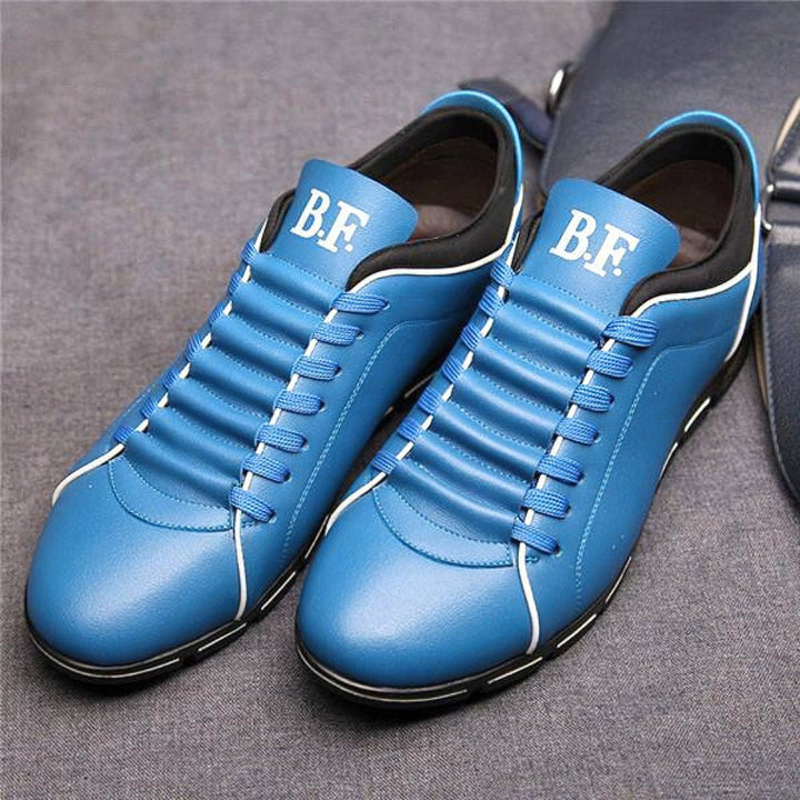 Conrad | Men's Casual Lace-Up Sneakers with Decorative Stitching
