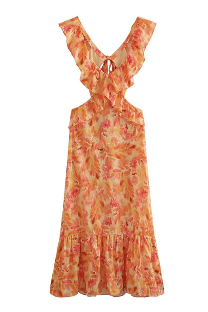 Tracy | Women's Floral Sleeveless Maxi Dress