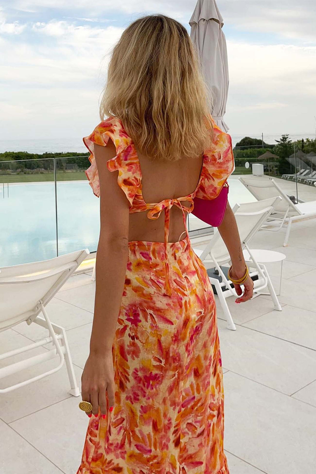 Tracy | Women's Floral Sleeveless Maxi Dress