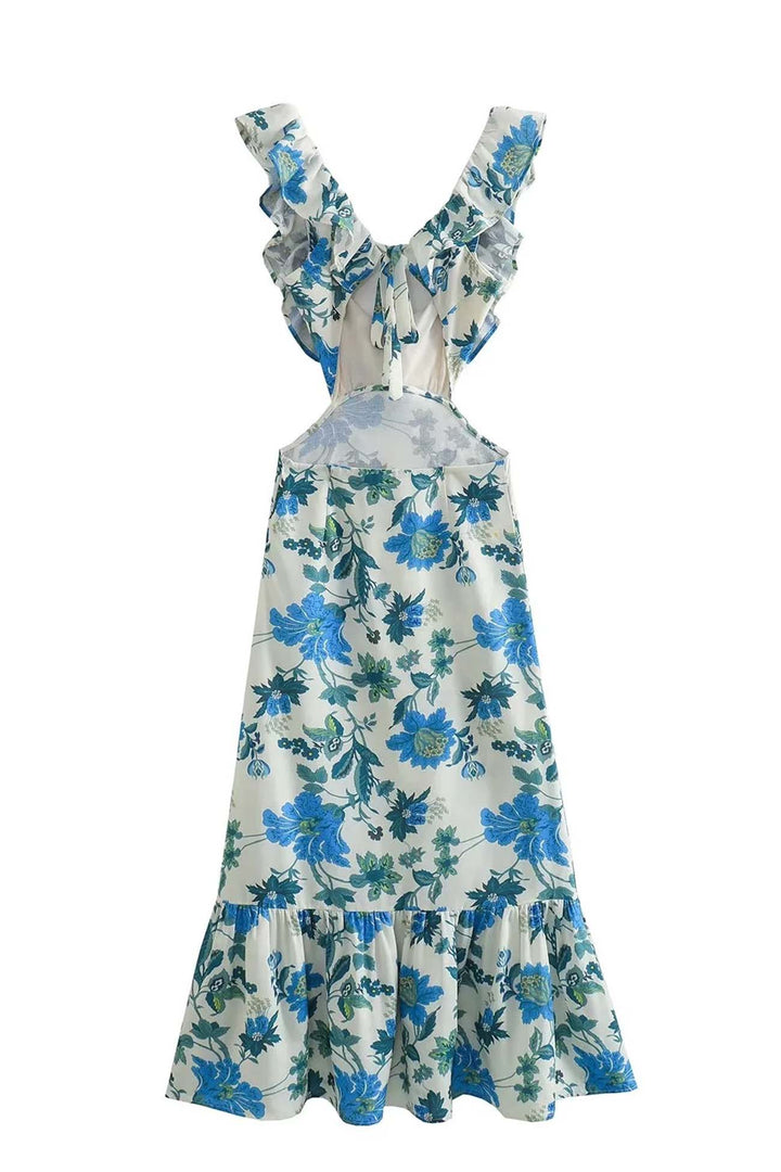Tracy | Women's Floral Sleeveless Maxi Dress