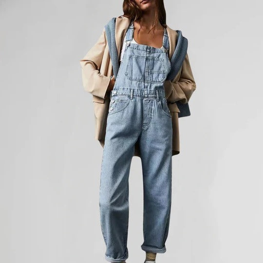 Women's Stylish Denim Jumpsuit