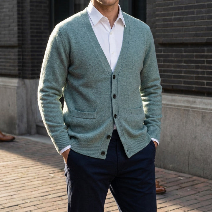 Men's Wool Cardigan