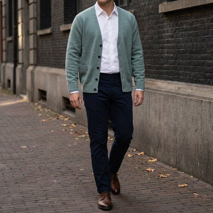 Men's Wool Cardigan