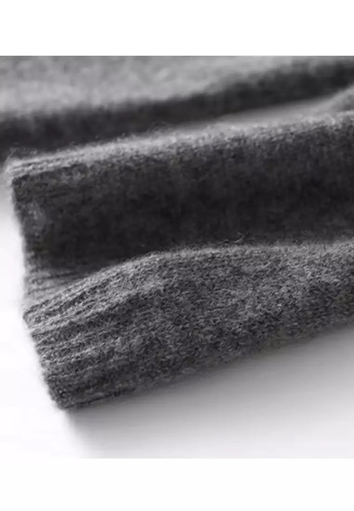 Women's Simple Long Sleeve Plain Sweater