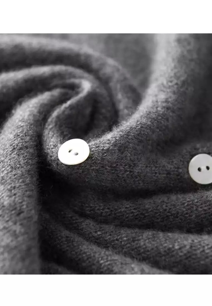 Women's Simple Long Sleeve Plain Sweater