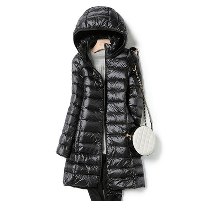Giacca ultraleggera da donna stile piumino - calda e aderente