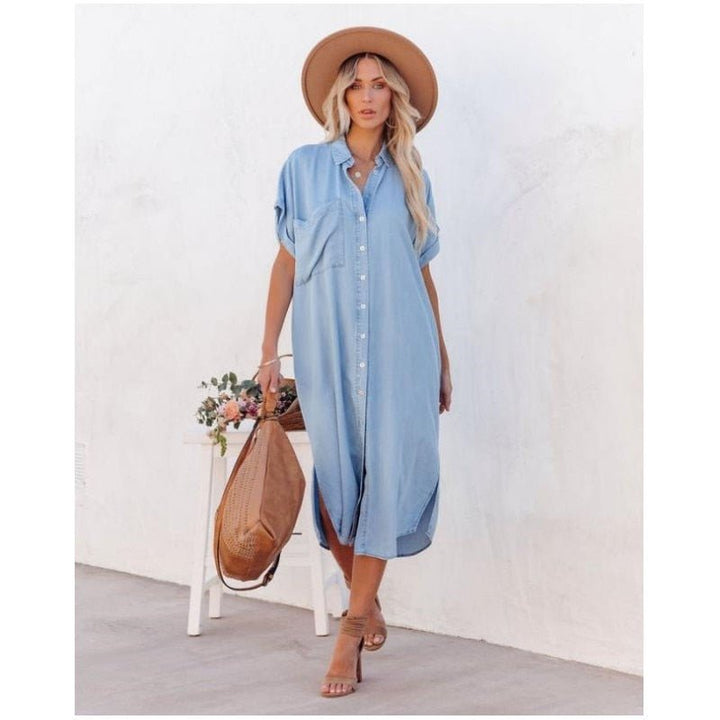 Valerie | Women's Button-Up Midi Dress