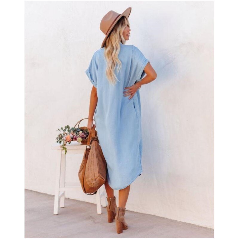 Valerie | Women's Button-Up Midi Dress