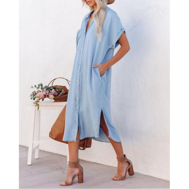 Valerie | Women's Button-Up Midi Dress