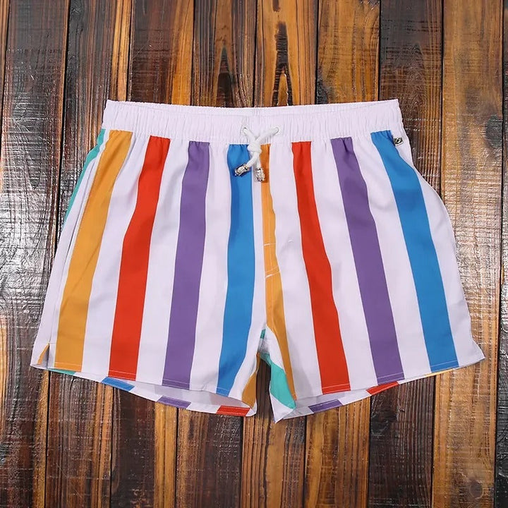 James | Men's Striped Swim Shorts - Stylish & Comfortable