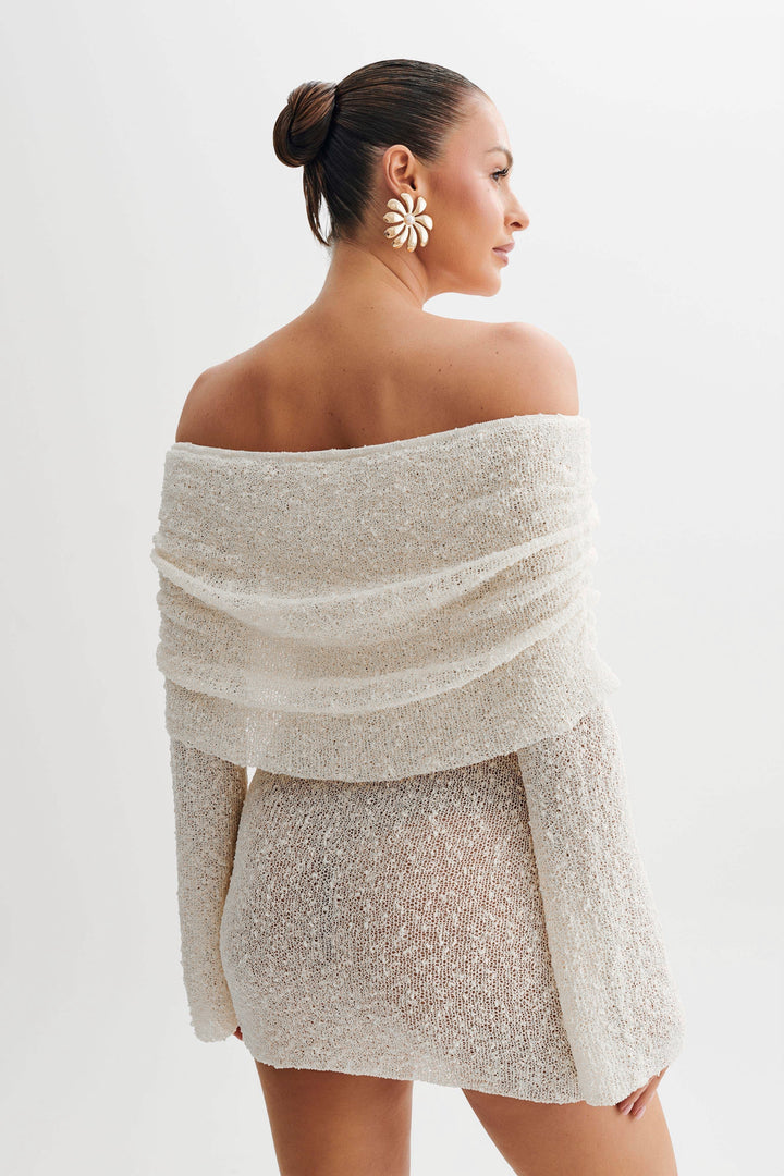 Veronica | Women's Off-Shoulder Fitted Mini Dress